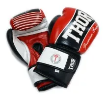 Боксерские перчатки Thor Thunder 16oz Red (529/13(Leather) RED 16 oz.)