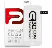 Скло захисне Armorstandart Icon 3D Apple iPhone SE New/8/7 White (ARM55981-GI3D-WT)