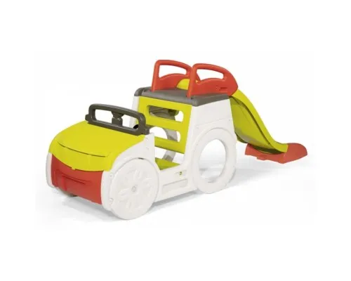 Игровая площадка Smoby Автомобиль путешественника с горкой и песочницей со звуковым (840205)