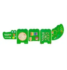 Развивающая игрушка Viga Toys Бизиборд Крокодил, 5 секций (50346FSC)