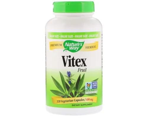Трави Natures Way Вітекс, Vitex Fruit, 400 mg, 100 капсул (NWY-11923)