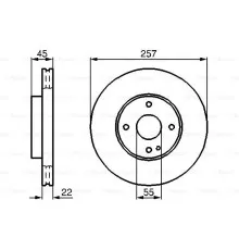 Тормозной диск Bosch 0 986 478 638