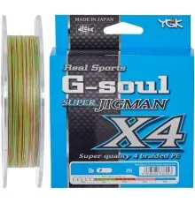 Шнур YGK Super Jig Man X4 200m Multi Color 2.5/0.270mm 35lb (5545.01.43)