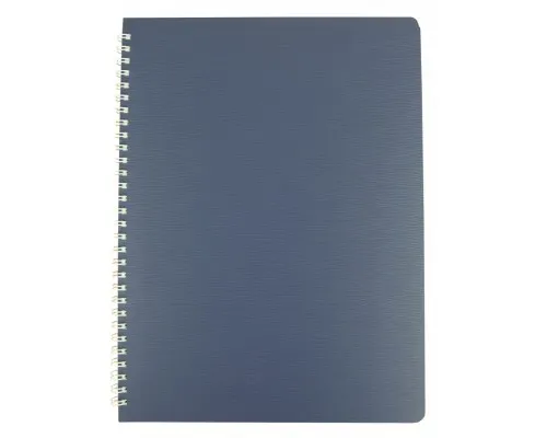 Тетрадь Buromax BARK A4 60 листов, клетка пластиковая обложка Синий (BM.24454154-02)