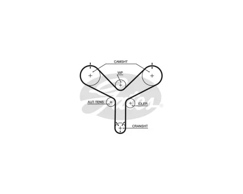 Ремінь ГРМ Gates T298