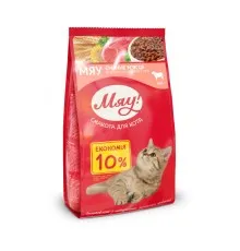 Сухой корм для кошек Мяу! со вкусом мяса 900 г (4820083905742)