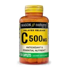Вітамін Mason Natural Вітамін C повільного вивільнення 500мг, Vitamin C Delayed Re (MAV18111)