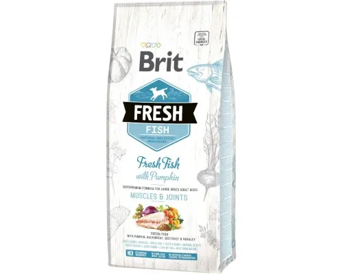 Сухий корм для собак Brit Fresh Fish/Pumpkin Adult Large 12 кг (8595602530779)