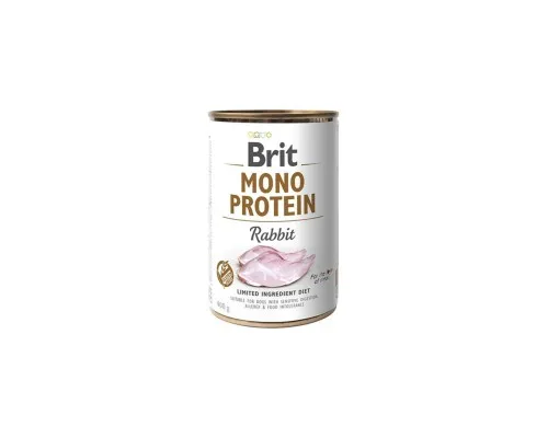 Консерви для собак Brit Mono Protein з кроликом 400 г (8595602529797)