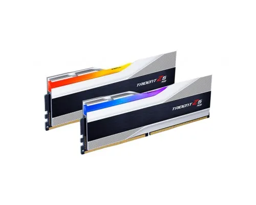Модуль памяті для компютера DDR5 32GB (2x16GB) 5600 MHz Trident Z5 RGB Silver G.Skill (F5-5600J3636C16GX2-TZ5RS)