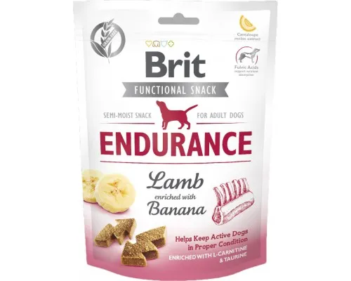 Лакомство для собак Brit Care Endurance ягненок с бананом 150 г (8595602540006)