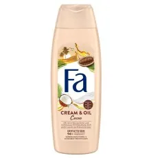 Гель для душу Fa Cream&Oil з олією кокоса й ароматом какао 750 мл (5201143728980)