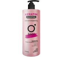 Шампунь O'Shy Keratin Блиск та випрямлення 1000 мл (4820195508299)