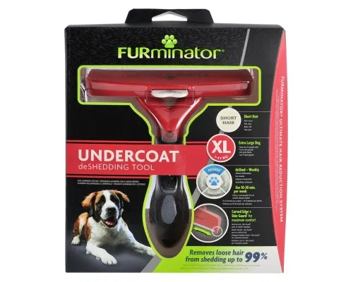 Фурмінатор для тварин FURminator для собак з короткою шерстю розмір XL (4048422144274)