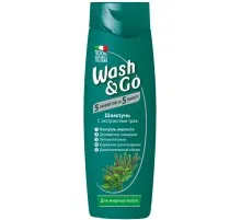 Шампунь Wash&Go з екстрактами трав для жирного волосся 200 мл (8008970046006/8008970042077)