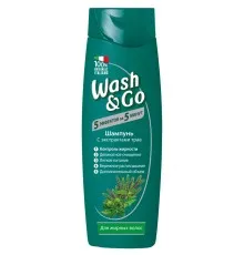 Шампунь Wash&Go с экстрактами трав для жирных волос 200 мл (8008970046006/8008970042077)
