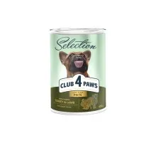 Консерви для собак Club 4 Paws Selection Паштет з індичкою та ягням 400 г (4820215368704)