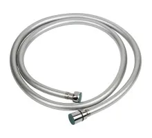 Шланг для душа AQUATICA 1/2" PVC 3-х шаровий з підшипником сріблястий (XB-0173)