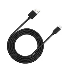 Дата кабель USB 2.0 AM to Lightning 1.0m MFI black Canyon (CNS-MFIC12B)