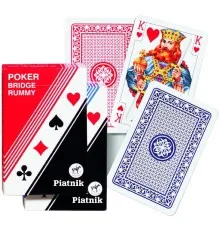 Карты игральные Piatnik Покер бридж 1 колода х 55 карт (PT-119712)