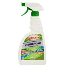 Спрей для чистки ванн San Clean Генеральная уборка Яблоко 500 г (4820003543030)