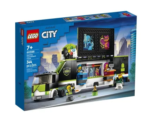 Конструктор LEGO City Вантажівка для ігрового турне 344 деталі (60388)