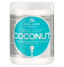 Маска для волосся Kallos Cosmetics Coconut Зміцнювальна з кокосовою олією 1000 мл (5998889516116)