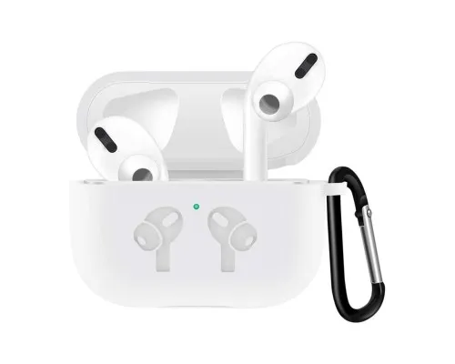 Чохол для навушників BeCover Silicon Protection для Apple AirPods Pro White (704505)