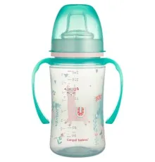 Поїльник-непроливайка Canpol babies EasyStart 240 мл -Sweet fun зелена (35/208_gre)