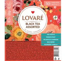 Чай Lovare Assorted Black Tea 5 видів по 10 шт (lv.78146)