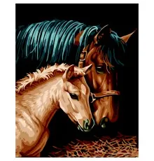 Картина по номерам ZiBi Пара коней 40*50 см ART Line (ZB.64244)