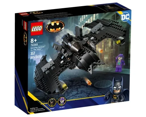 Конструктор LEGO DC Batman Бетмоліт: Бетмен проти Джокера 357 деталей (76265)