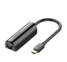 Перехідник USB3.1 Type-C to Ethernet RJ45 1000 Mb Gigabit Vention (CFBBB)