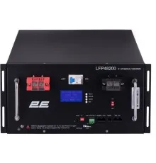 Батарея LiFePo4 2E LiFePO4 48V-200Ah, 19" LCD 16S (2E-LFP48200-LCD)