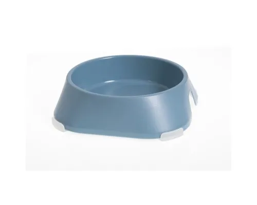 Посуд для собак Fiboo Миска з антиковзаючими накладками L синя (FIB0116)