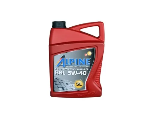 Моторное масло Alpine 5W-40 RSL 5л (0145-5)