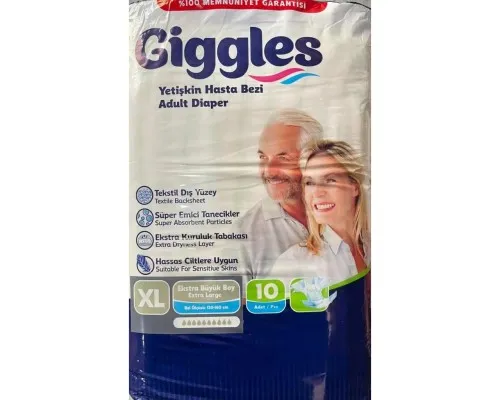 Підгузки для дорослих Giggles Extra Large 120-160 см 10 шт (8680131209739)