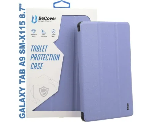 Чехол для планшета BeCover Soft Edge stylus holder Samsung Tab A9 SM-X115 8.7 Purple (710360)