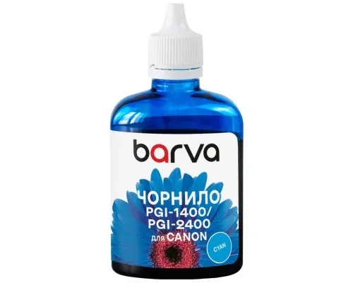 Чорнило Barva Canon PGI-1400/PGI-2400 100 мл, C Pigm. (C1400-925)