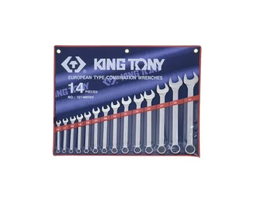 Ключ KING TONY рожково-накидной 14 шт. 10-32 мм (1214MR01)