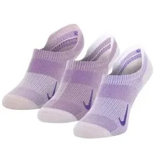 Шкарпетки Nike W NK EVERYDAY PLUS LTWT NS 3PR CV2964-970 34-38 3 пари Сірий/Фіолетовий (194955547083)