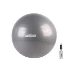 Мяч для фитнеса LiveUp Anti-Burst Ball LS3222-75g + насос у комплекті сірий 75см (6951376103380)