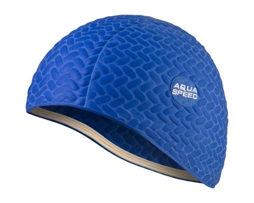 Шапка для плавання Aqua Speed Bombastic Tic-Tac 5720 117-10 синій Жін OSFM (5908217657206)