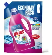 Гель для прання Oniks Color дой-пак 2 кг (4820191761568)