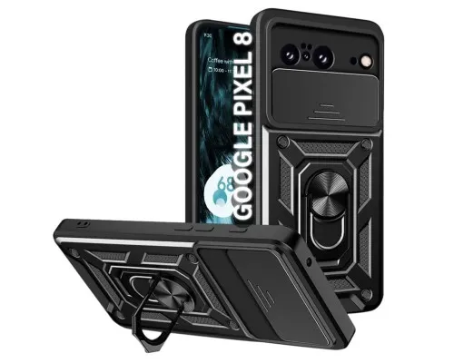 Чохол до мобільного телефона BeCover Military Google Pixel 8 Black (710663)
