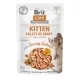 Влажный корм для кошек Brit Care Cat Fillets in Gravy with Savory Salmon филе в соусе с лососем 85 г (8595602565313)