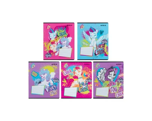 Тетрадь Kite My Little Pony 12 листов, линия (LP24-234)