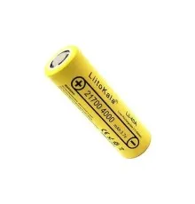 Аккумулятор 21700 4000mah, 25A, 3.7V(2.5-4.2V), Yellow Liitokala (Lii-40A-N(Nickel) / 35883)