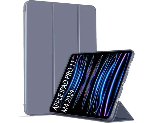 Чохол до планшета BeCover Tri Fold Soft TPU Silicone Apple iPad Pro 11" M4 2024 Purple (711749)