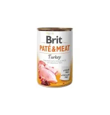 Вологий корм для собак Brit Care Pate and Meat для дорослих собак з індичкою (8595602557479)